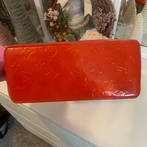 Authentic Louis Vuitton veneer red orange bag - Picture 11 of 15